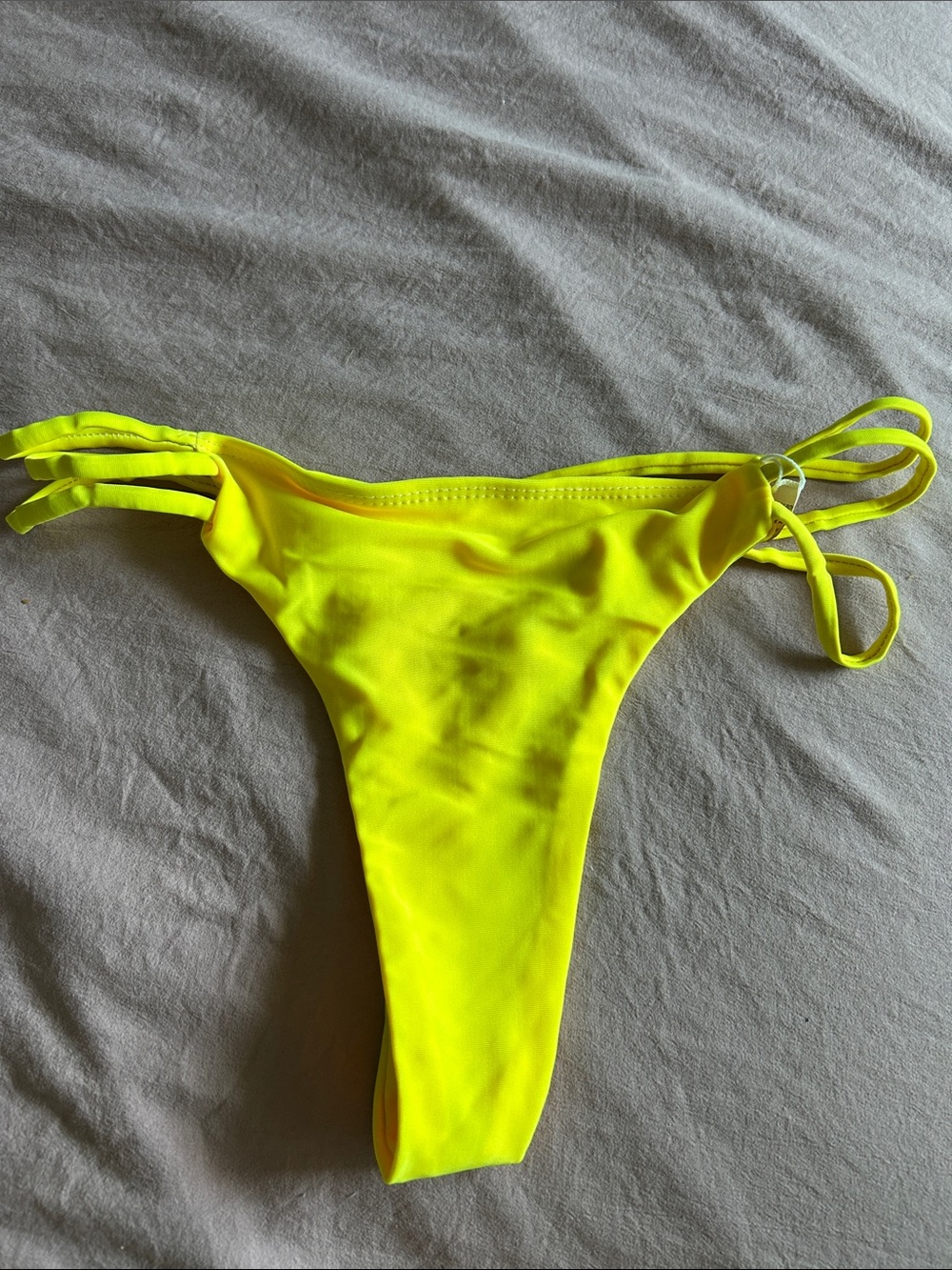 Neon Yellow Women's Swim Bottoms